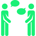 talking