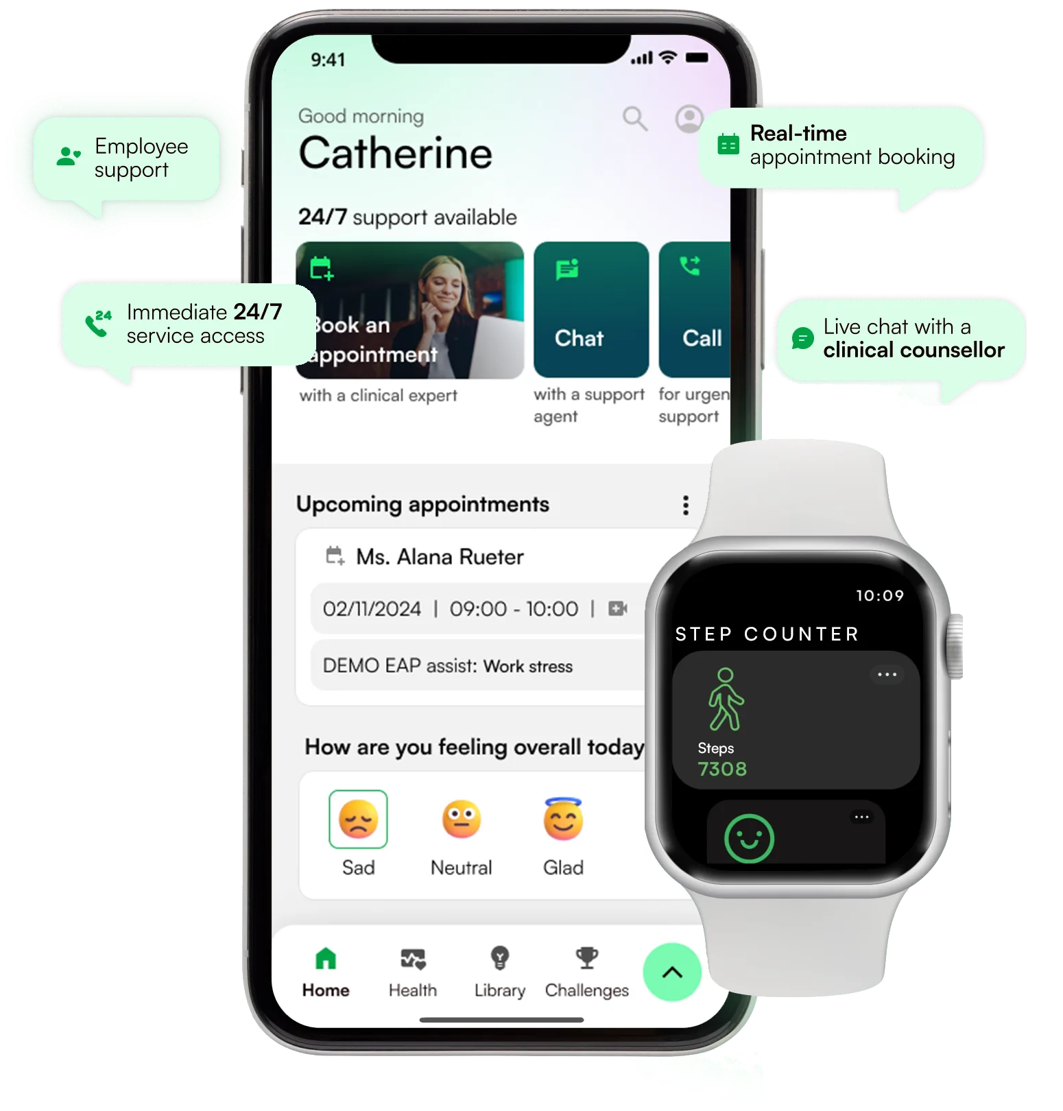 Converge App Home Step Counter No glow2