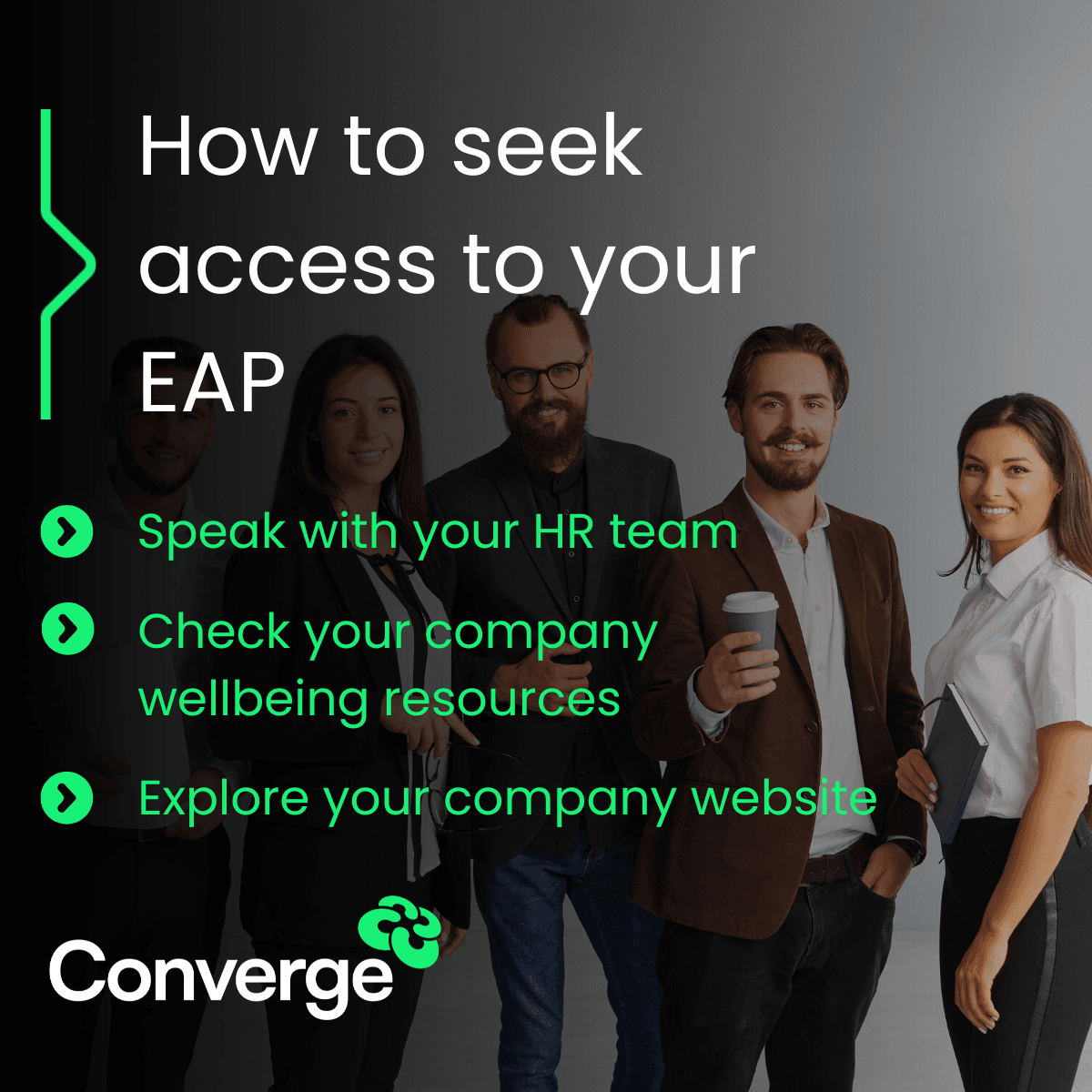 Infographic on accessing an EAP