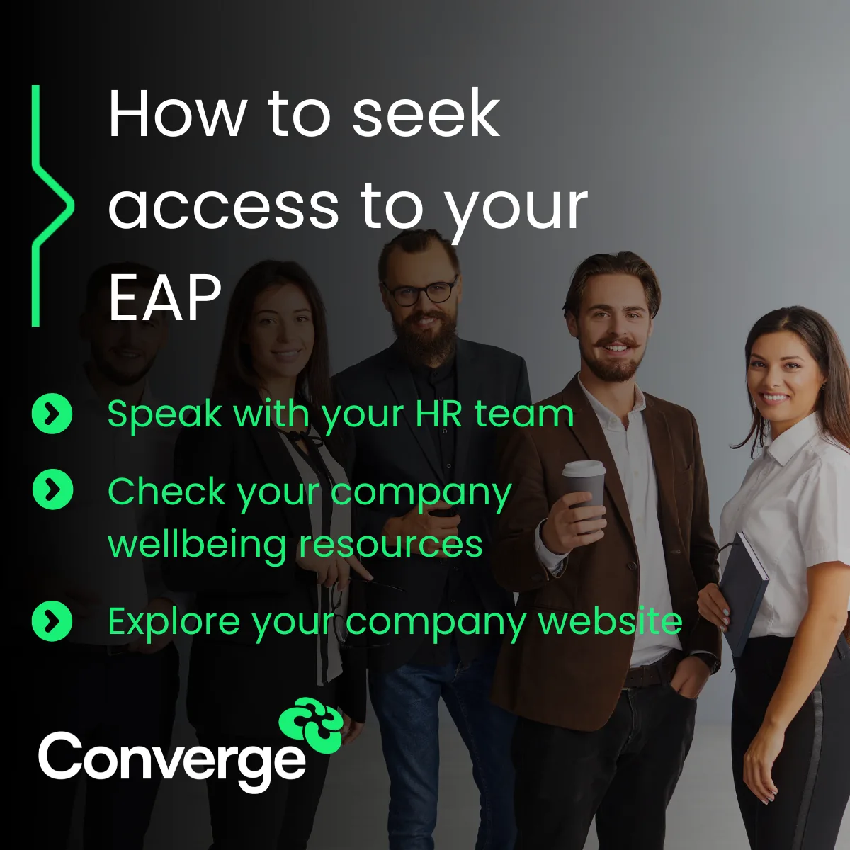 Infographic on accessing an EAP
