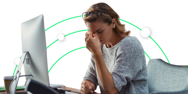 Employee stressed and anxious