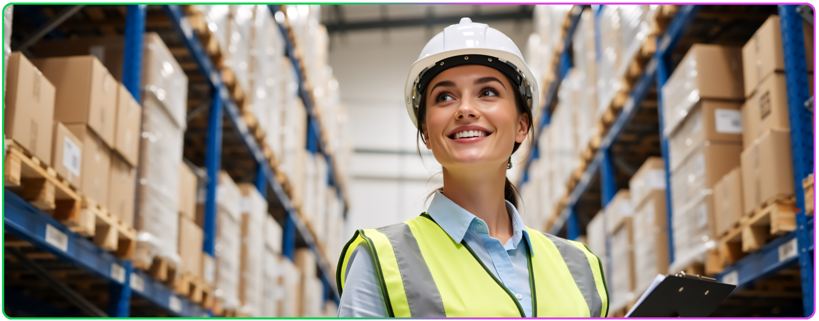 women enjoying her job