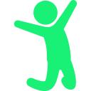 jumping man