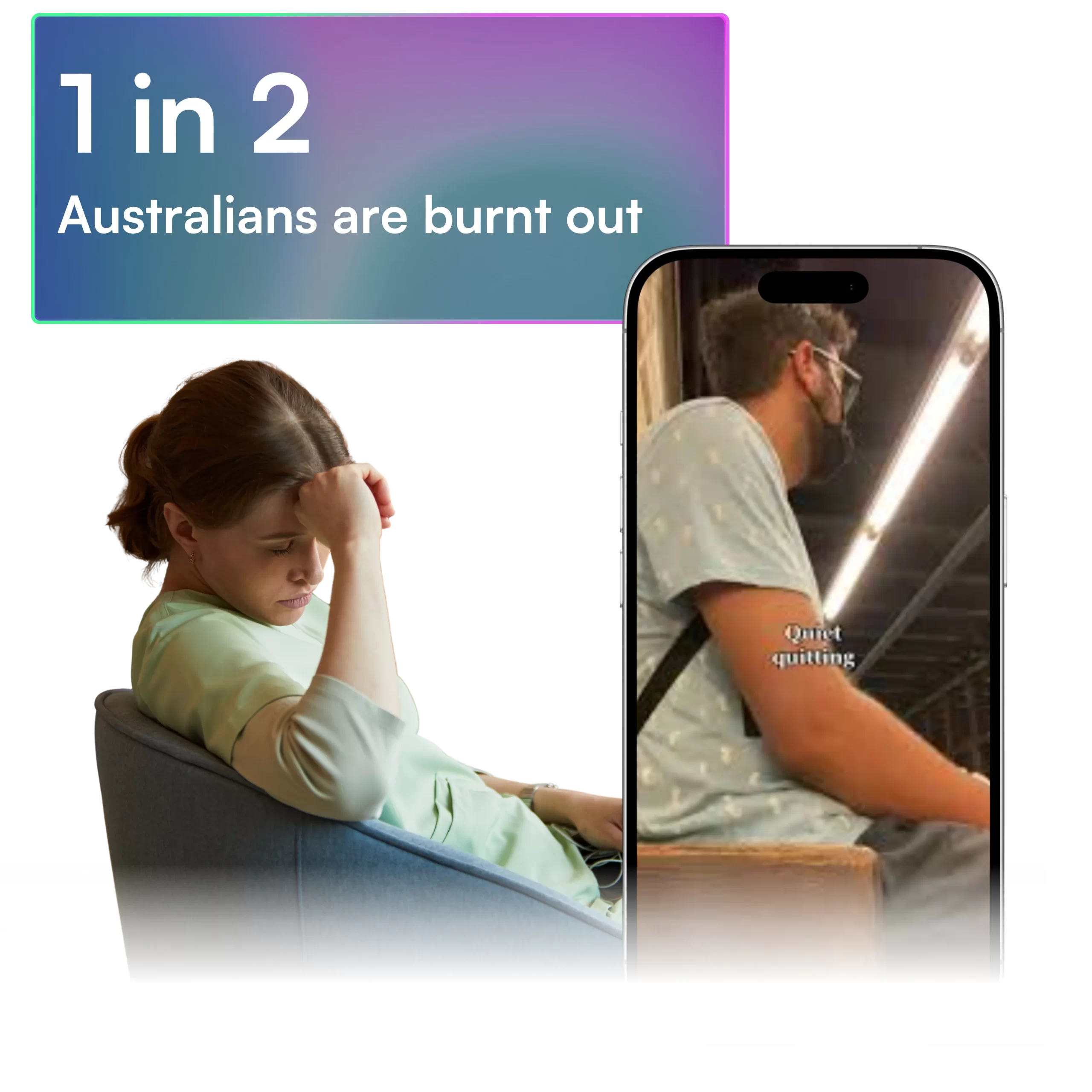 1 in 2 Australians are burnt out causing quiet quitting