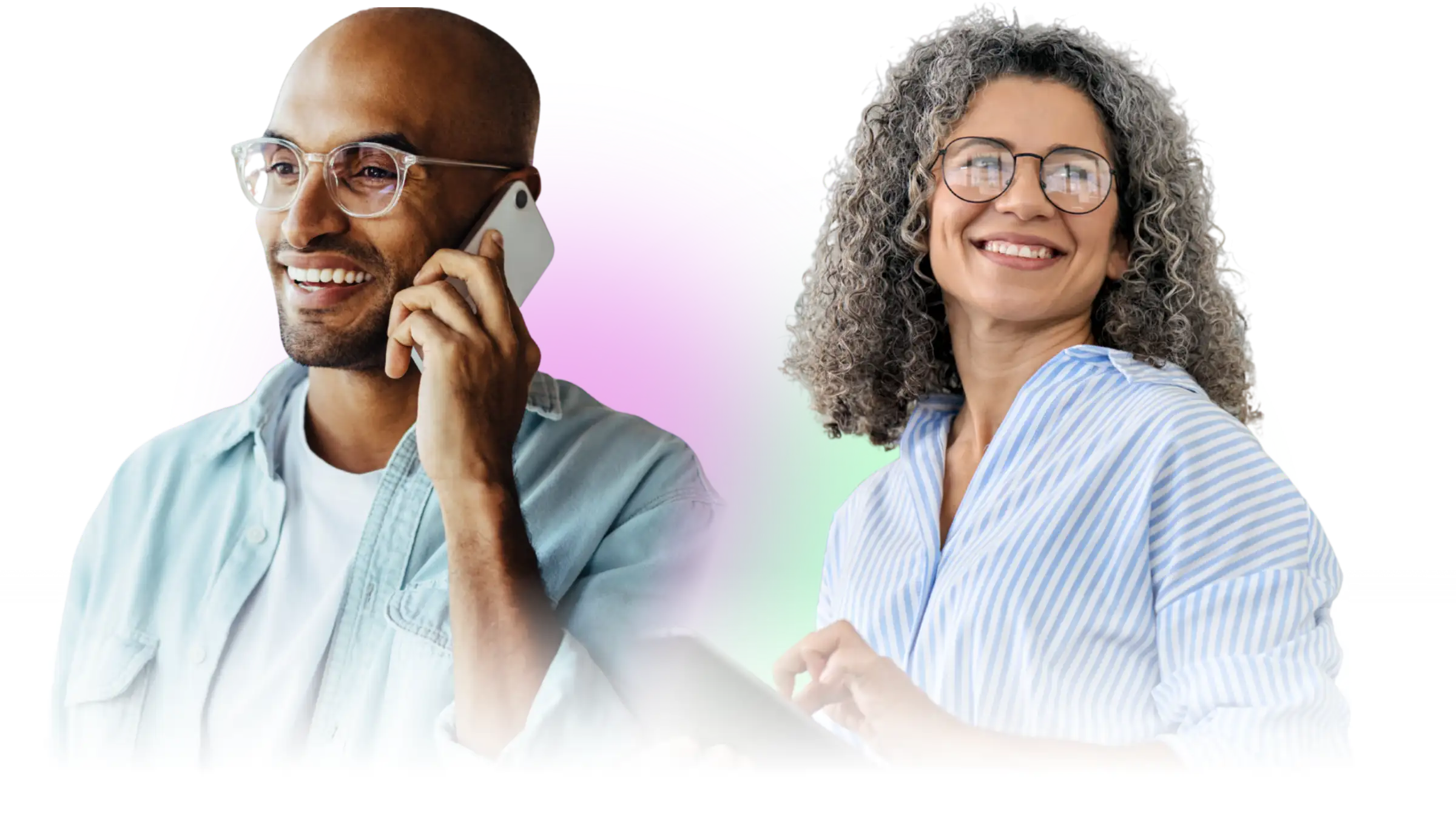 Happy employees who are accessing Converge employee counselling through phone, app and website (3)