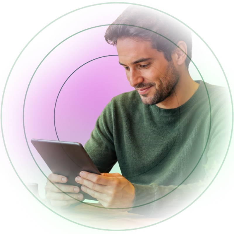 Employee engaging in EAP resources