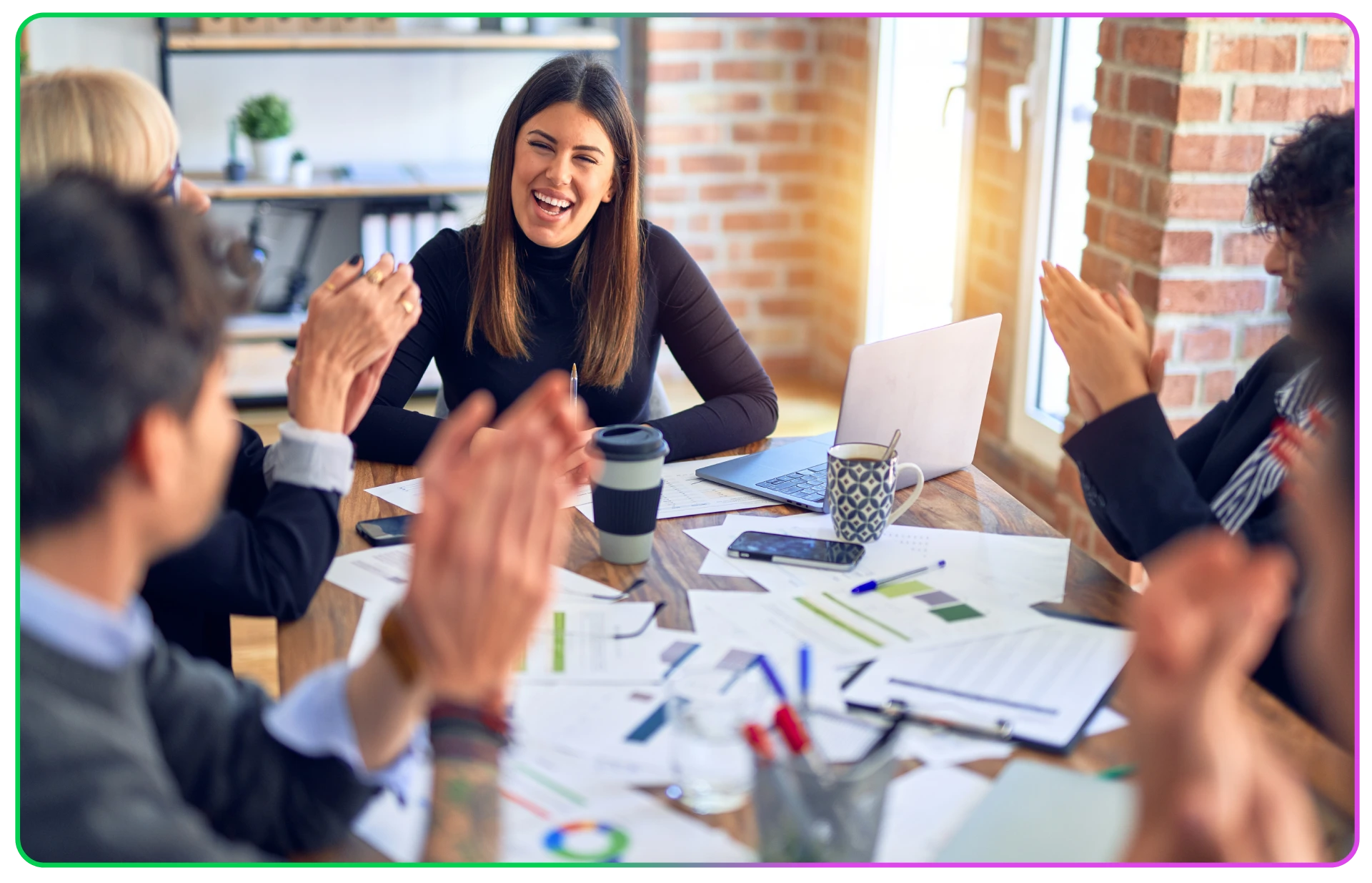 Employees engaged in their work after using employee assistance program