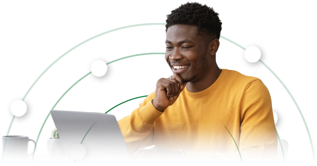 Man receiving EAP support virtually (2)