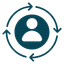 Staff retention icon