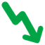 Decreased productivity icon
