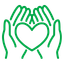 Caring for employees icon